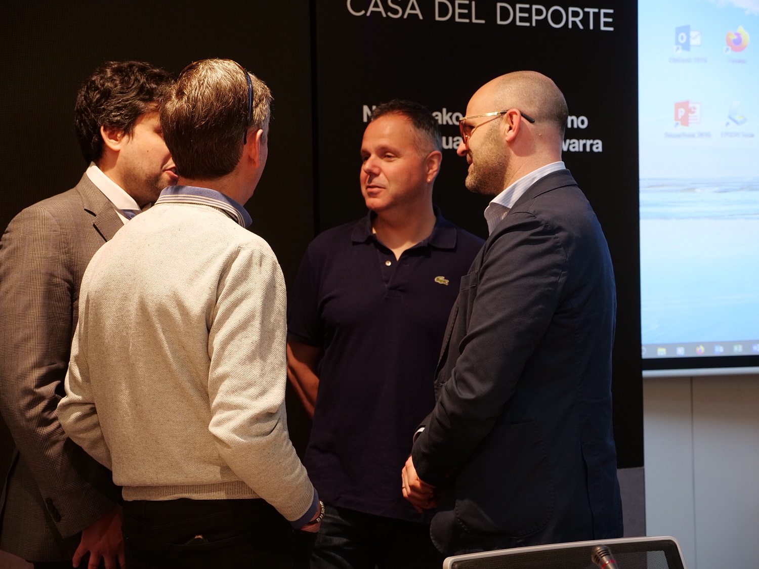 Presentación Jornadas Liga Nacional de Goalball a celebrarse este fin de semana en Azpilagaña